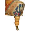 Large Kilim Samos Footstool